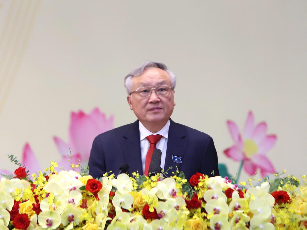 Ông Nguyễn Hòa Bình, Ủy viên Bộ Chính trị, Phó Thủ tướng Thường trực Chính phủ phát biểu chỉ đạo Đại hội. Ảnh: ĐL.