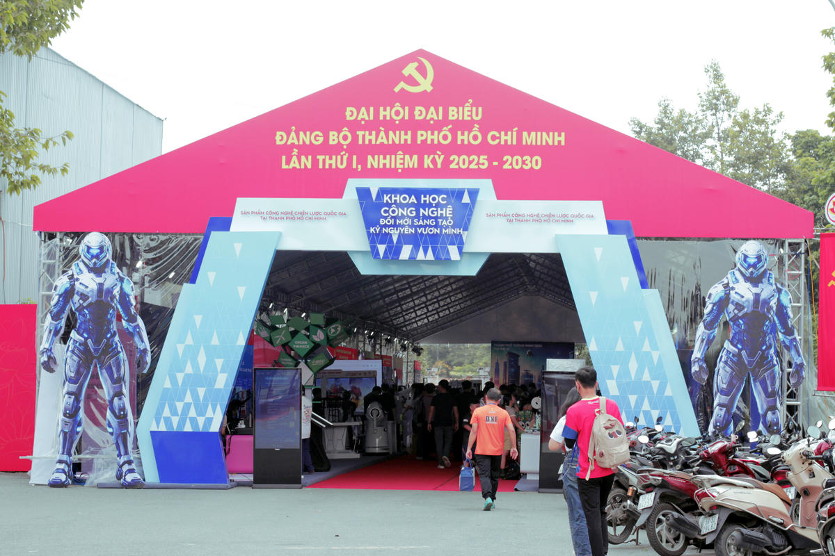 Công tác chuẩn bị triển lãm đã sẵn sàng. Ảnh: BTC.