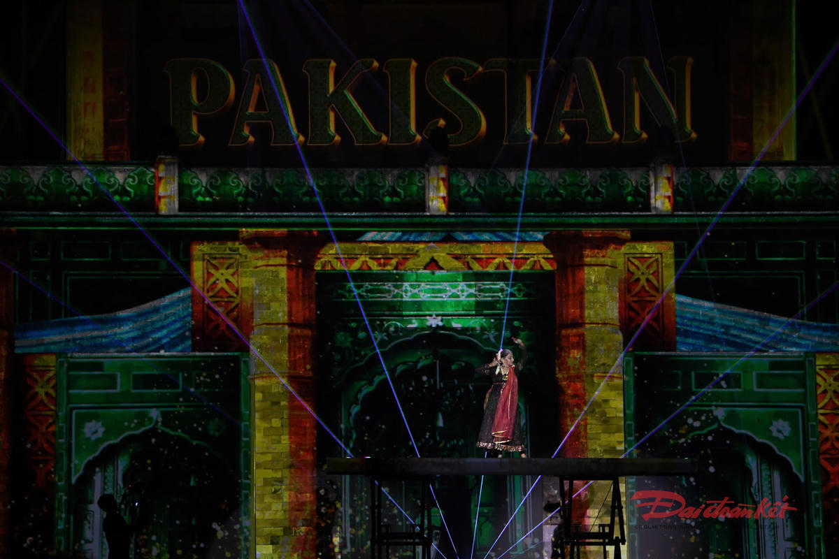 một số tiết mục nghệ thuật đến các nước. Ảnh: Phạm Sỹ.