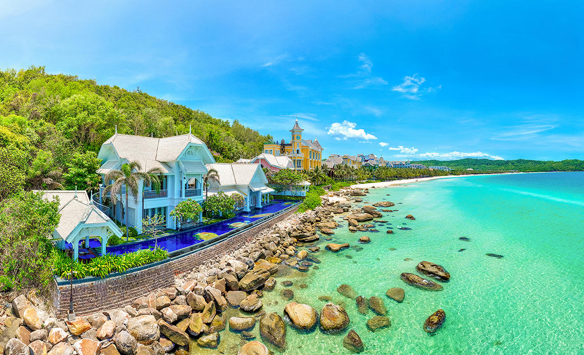 Hạ tầng du lịch Phú Quốc đủ sức phục vụ các dòng khách cao cấp nhất trên thế giới. Ảnh Nguyễn Minh.