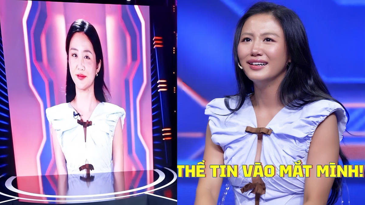 Biểu cảm ngỡ ngàng của các khách mời khi gặp bản sao AI của chính mình. Ảnh: NSX.