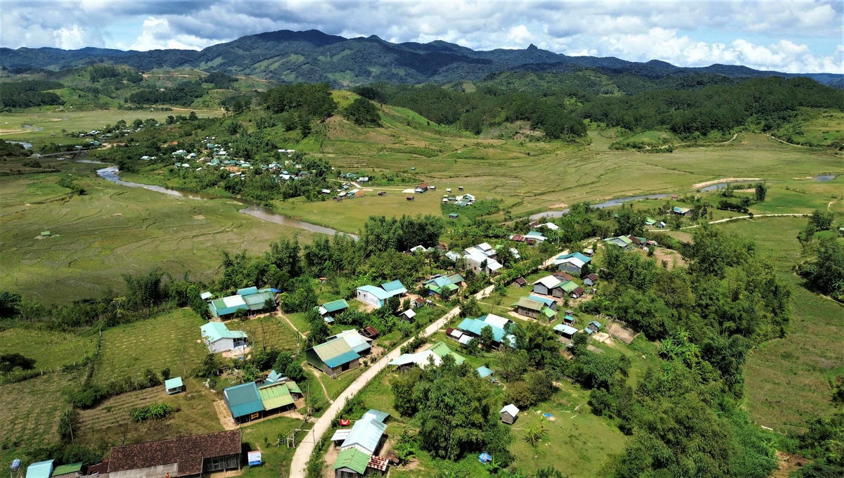 Khu vực xã Măng Bút, tỉnh Quảng Ngãi thường xuyên xảy ra động đất. Ảnh: CV.