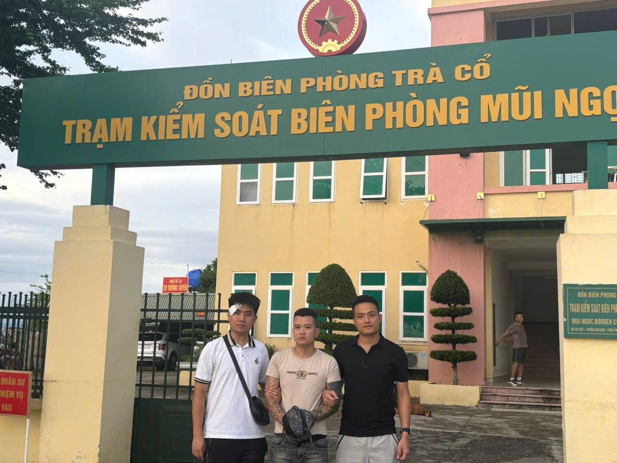 Đối tượng Đặng Văn Ngũ bị bắt khi đang lẩn trốn tại Quảng Ninh. Ảnh: Công an tỉnh Lào Cai.