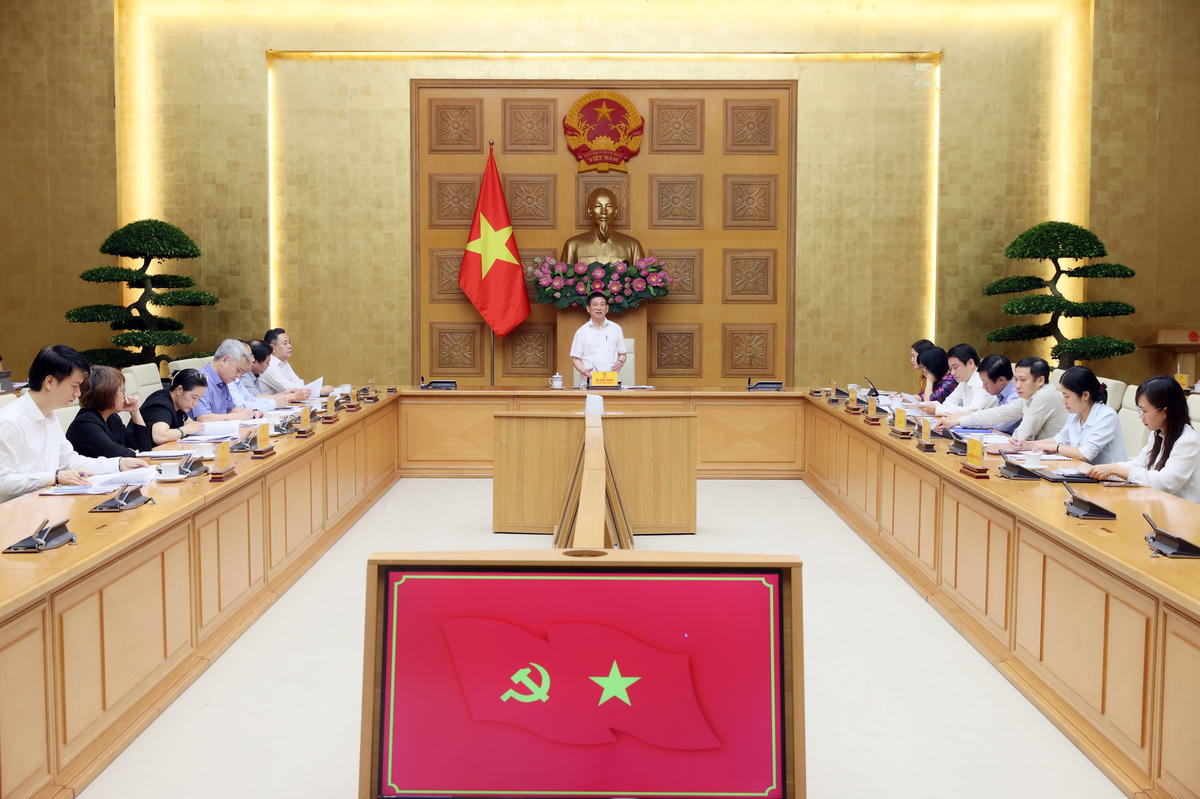 Quang cảnh cuộc họp.&nbsp;Ảnh: VGP/Trần Mạnh.