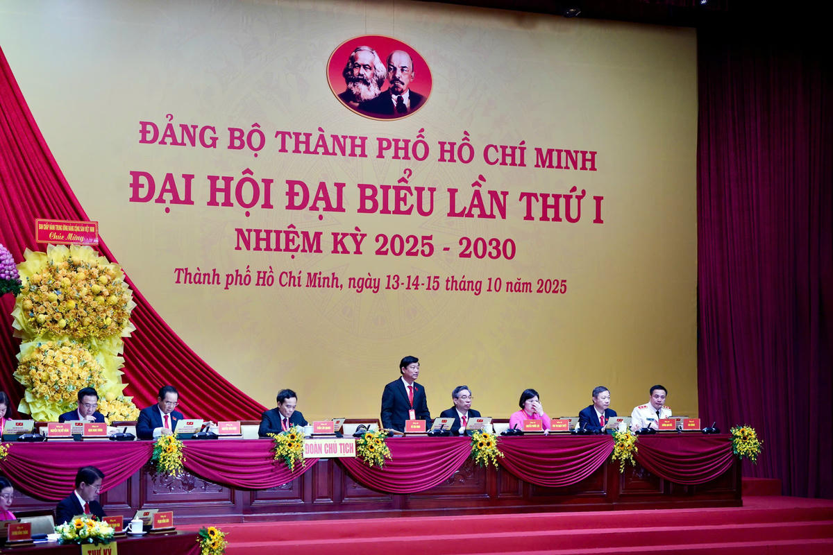 Quang cảnh phiên bế mạc Đại hội, sáng nay 15/10. Ảnh: Đ.H.