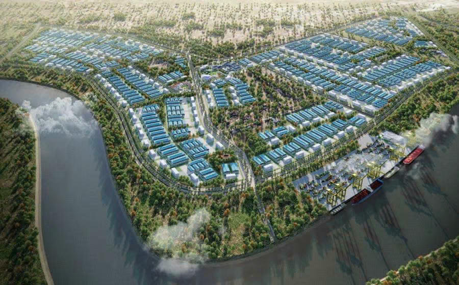 Phối cảnh KCN Tân Trào.&nbsp;