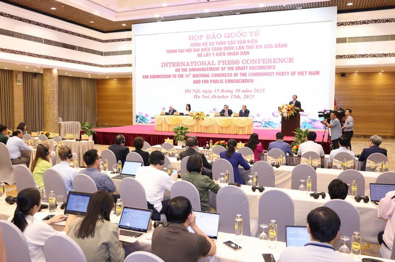 Quang cảnh họp báo. Ảnh: Toàn Thắng.