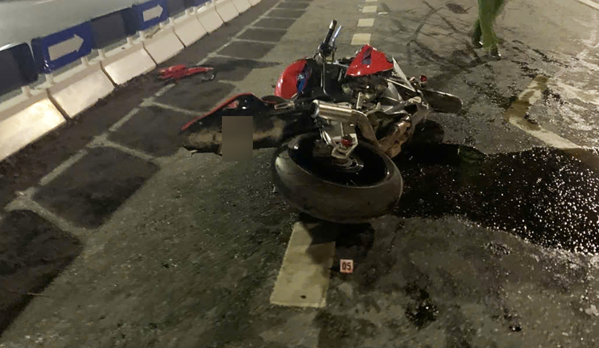 Hiện trường vụ tai nạn giao thông. Ảnh: Đ.C