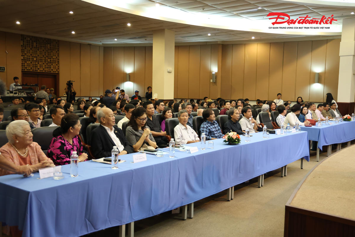 Hội nghị những người viết trẻ Thành phố Hồ Chí Minh lần V, năm 2024. Ảnh: Tuấn Anh.