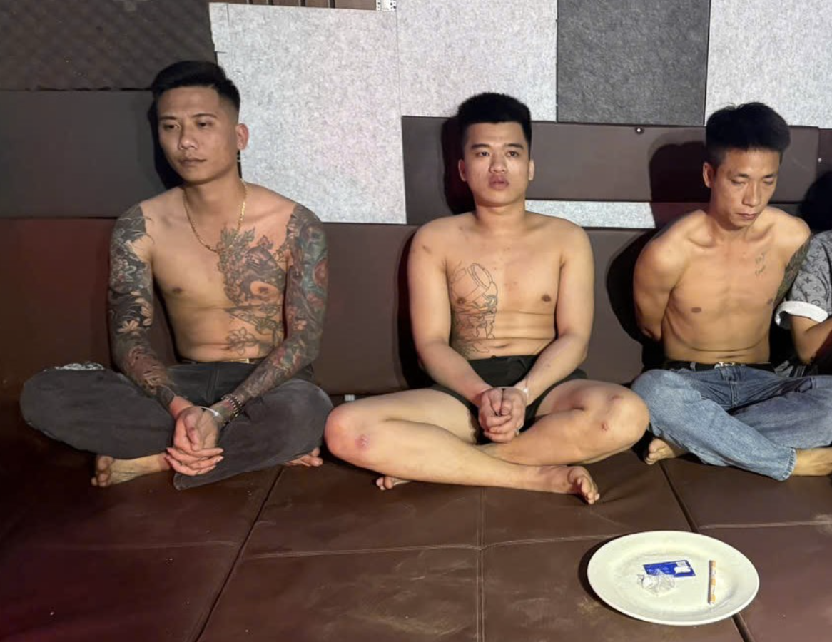 Các đối tượng bị Công an Hà Nội bắt giữ. Ảnh: CACC.