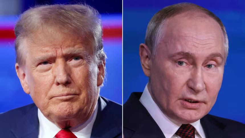 Tổng thống Mỹ Donald Trump và Tổng thống Nga Vladimir Putin. Nguồn: Reuters.