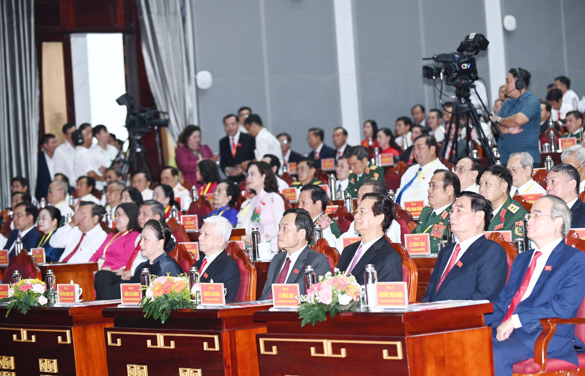 Cùng dự Đại hội có các nguyên lãnh đạo Đảng và Nhà nước qua các thời kỳ. Ảnh BTC