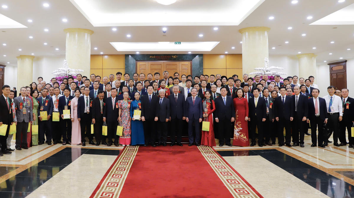 Tổng Bí thư Tô Lâm và các đại biểu.