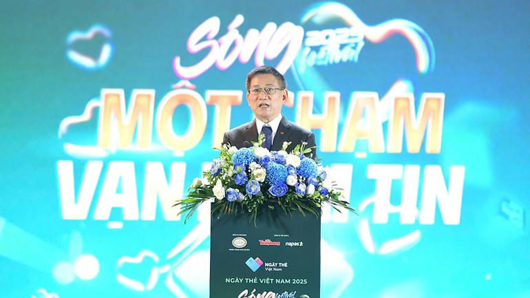 Phó Thủ tướng Hồ Đức Phớc phát biểu tại sự kiện