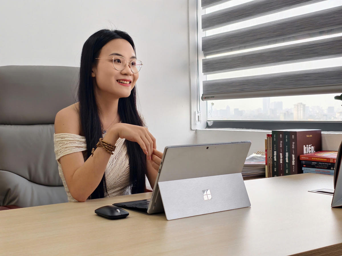 Chị&nbsp;Trần Thị Dung – chủ kênh TikTok Mevabemarsovn.