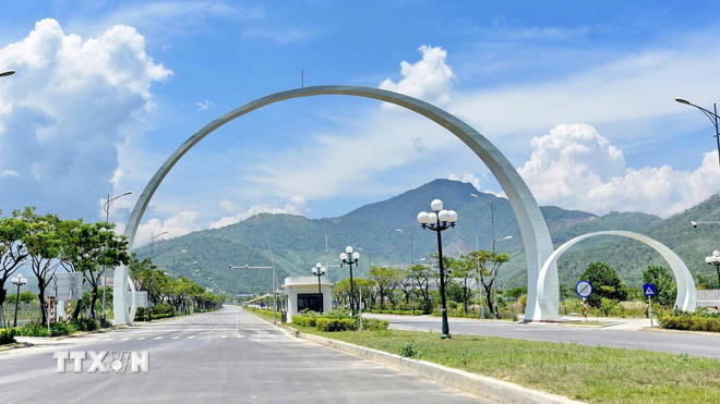 Triển vọng tích cực ở phân khúc bất động sản công nghiệp ở Đà Nẵng (Khu công nghệ cao Đà Nẵng). (Ảnh: Hải Âu/TTXVN)