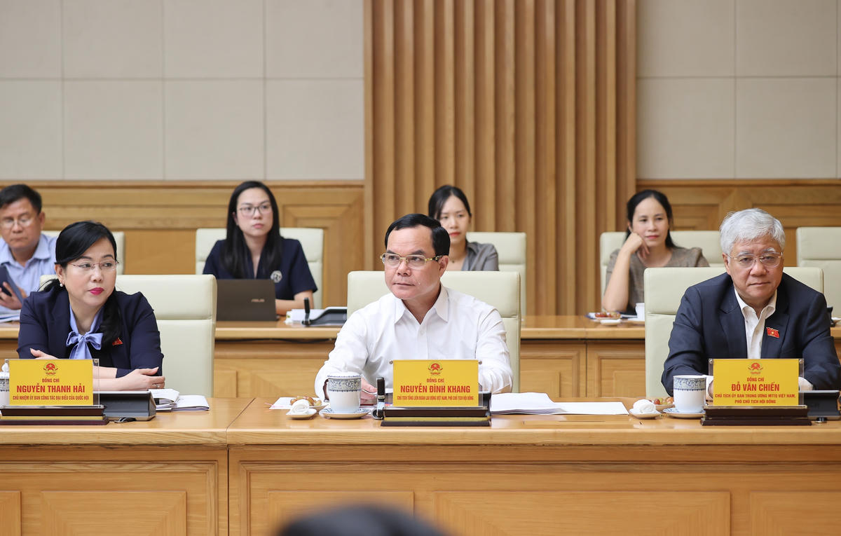 Các đại biểu tham dự cuộc họp - Ảnh: VGP/Nhật Bắc.