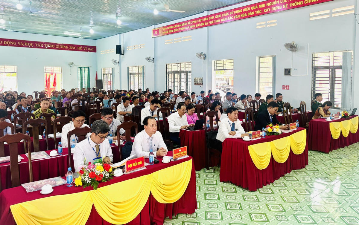 Các đại biểu dự đại hội. Ảnh: Thanh Nga.