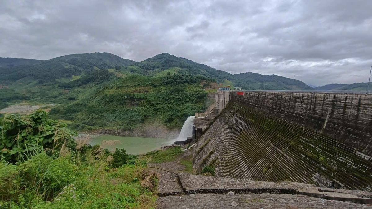 Một góc thủy điện Đăkđrinh. Ảnh: CV.


