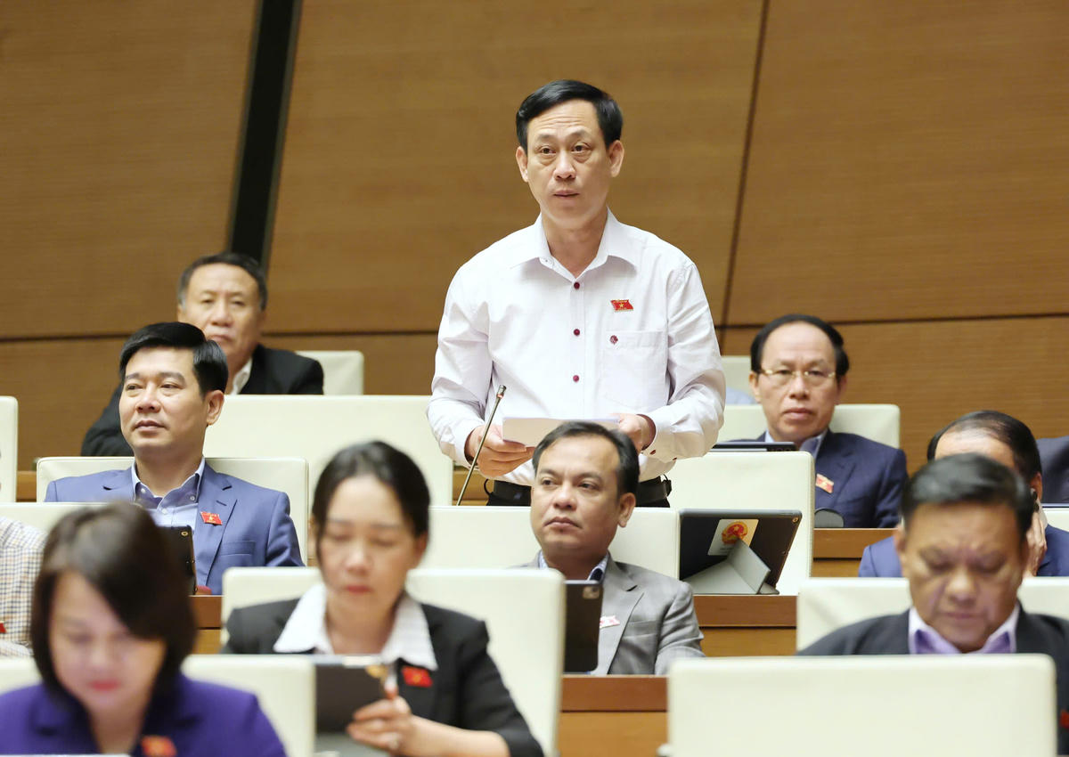 Ông Mai Văn Hải phát biểu (Ảnh: Quang Vinh)