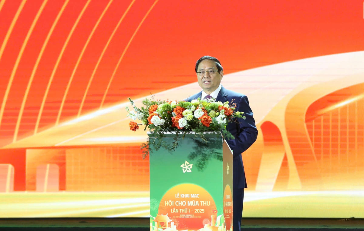 Thủ tướng Phạm Minh Chính phát biểu. Ảnh: VGP/Nhật Bắc