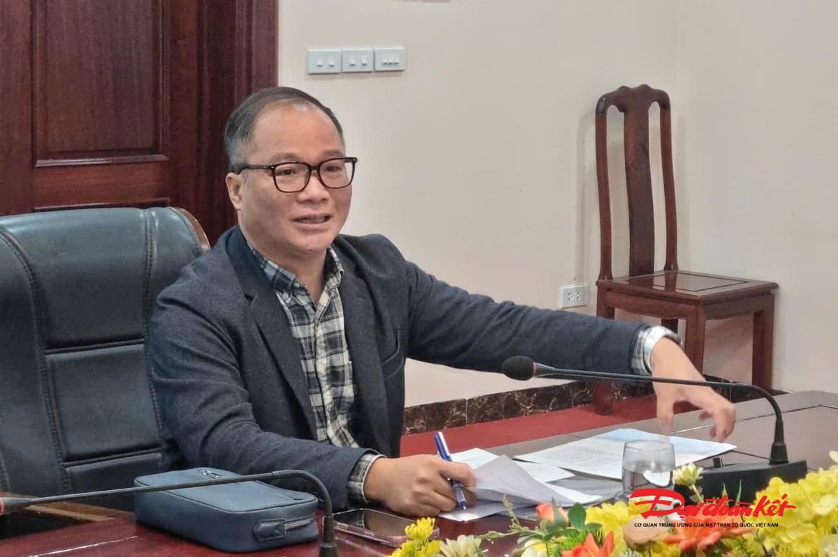 Tiến sĩ Nguyễn Đăng Khang - Phó Tổng Biên tập Báo Đại Đoàn kết. Ảnh: Toán Nguyễn.