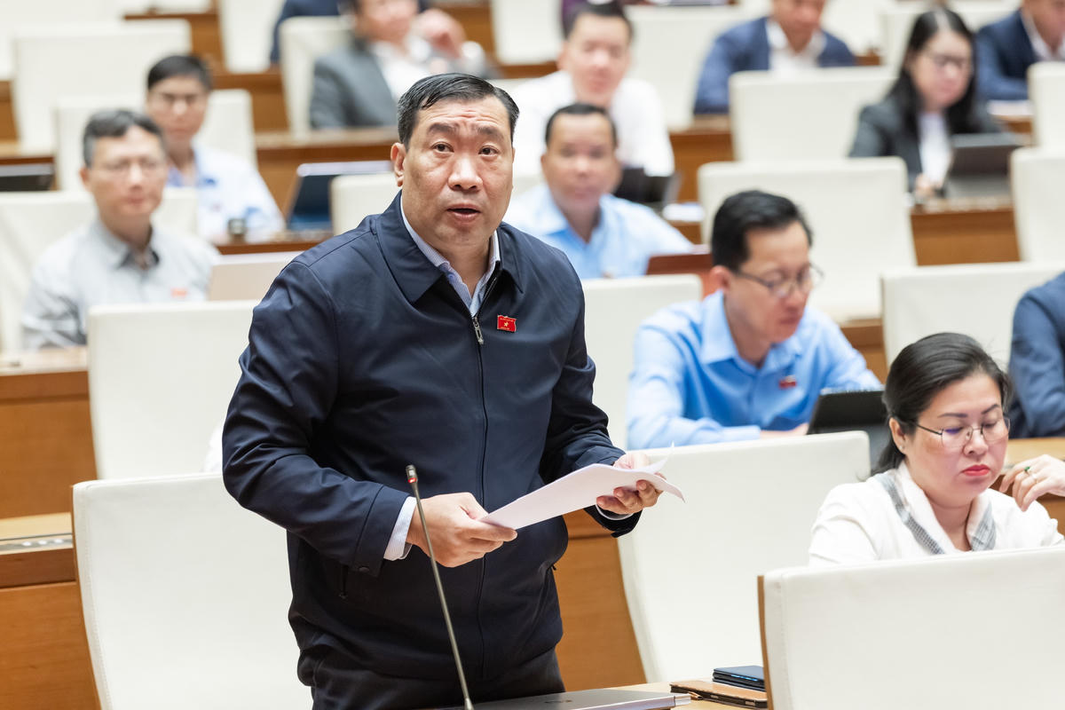 Ông Thạch Phước Bình phát biểu (Ảnh: Quang Vinh)