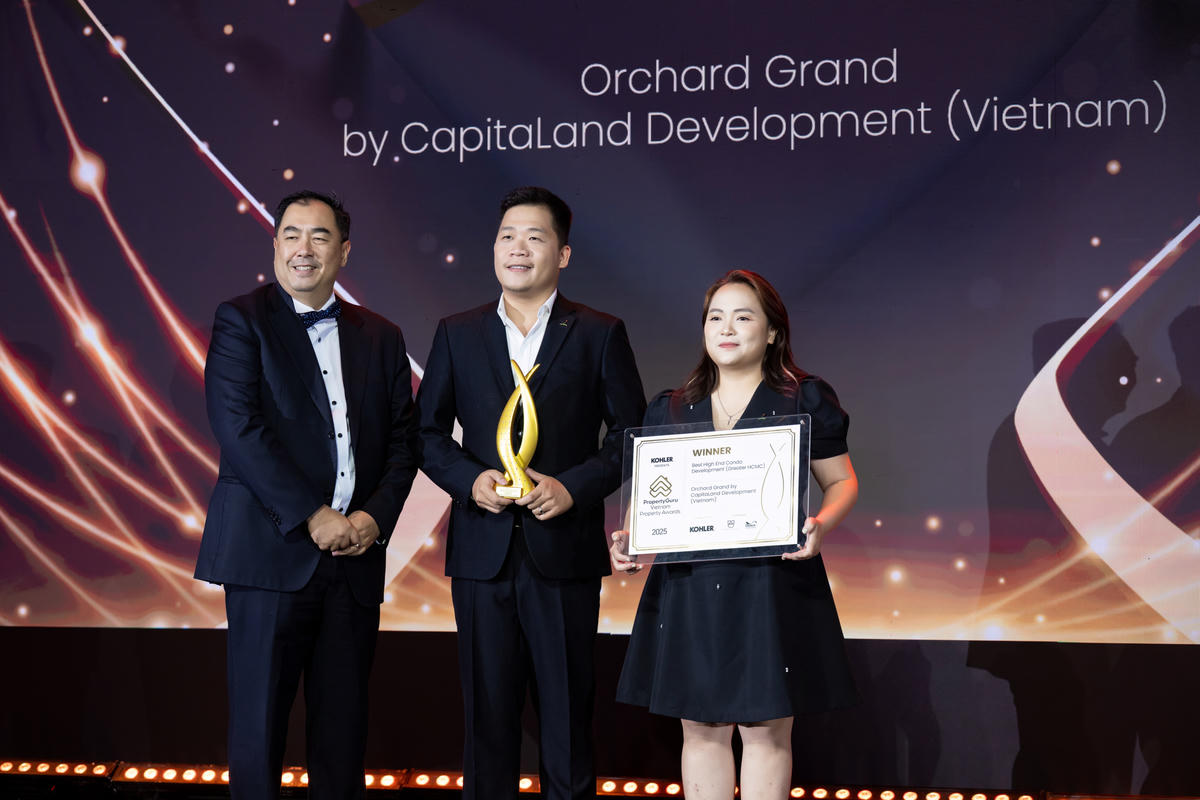 Orchard Grand đã được trao danh hiệu “Dự án căn hộ cao tầng xuất sắc (Khu vực TP.HCM mở rộng)”.