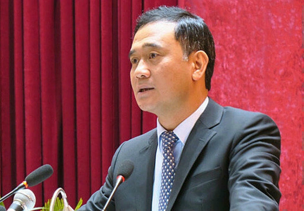 Ông Ngô Ngọc Đức, cựu bí thư Thành ủy Hòa Bình, tỉnh Hòa Bình cũ, bị cáo buộc dùng hơn 4,25 triệu USD (hơn 112 tỷ đồng) để đánh bạc. Ảnh: Báo Hòa Bình.