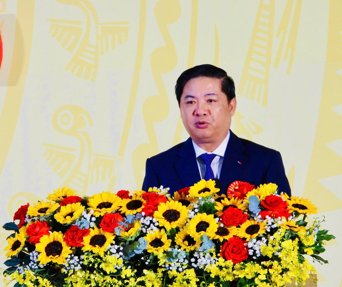 Ông Lương Nguyễn Minh Triết - Bí thư Tỉnh ủy Đắk Lắk phát biểu. Ảnh: Thanh Nga.