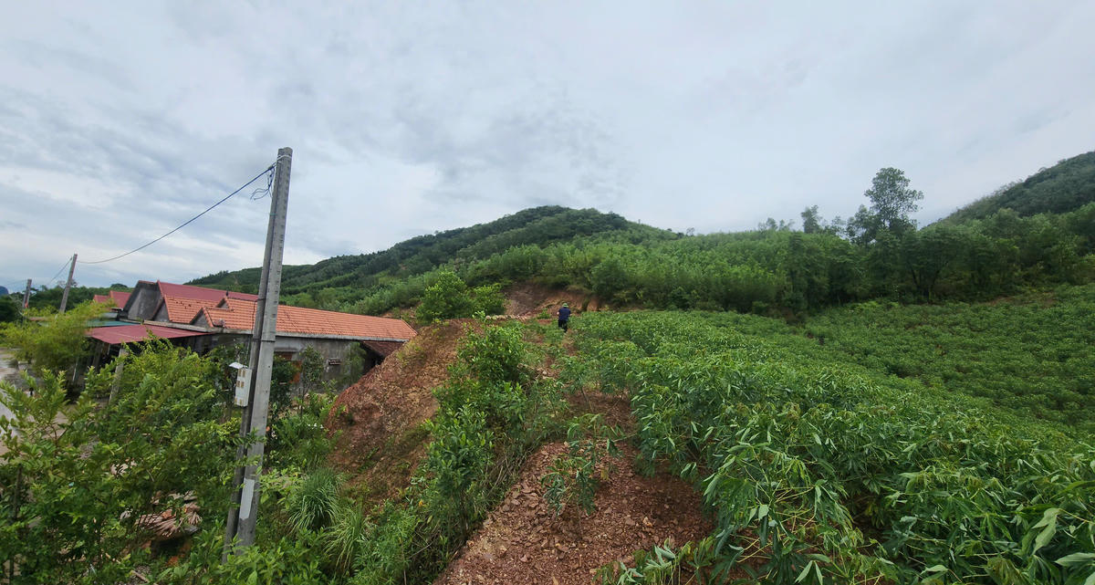 Một góc ở Khu tái định cư thôn Đạm Thủy. Ảnh: UBND xã Tuyên Phú cung cấp.