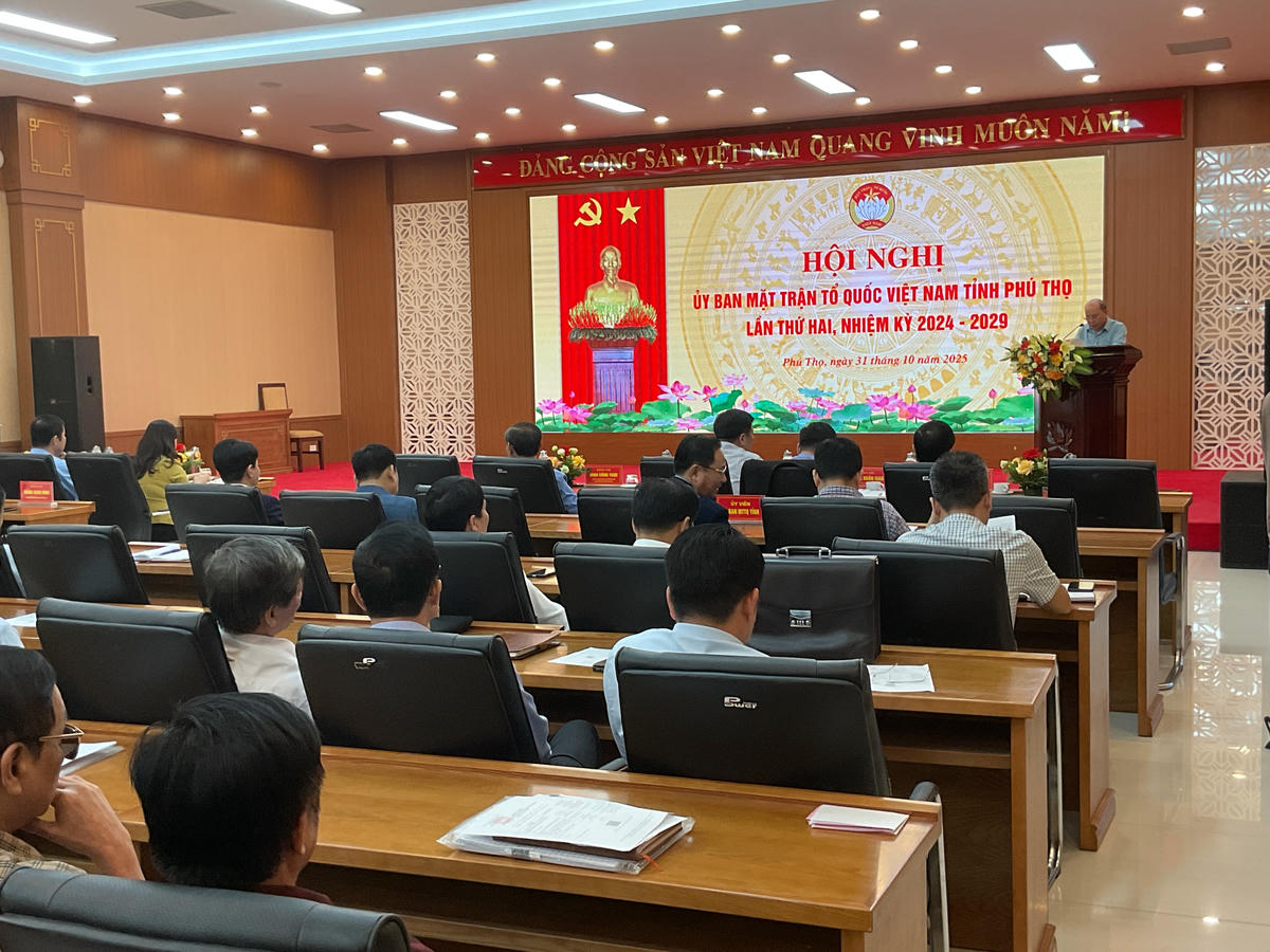 Hội nghị Uỷ ban MTTQ Việt Nam tỉnh Phú Thọ lần thứ 2