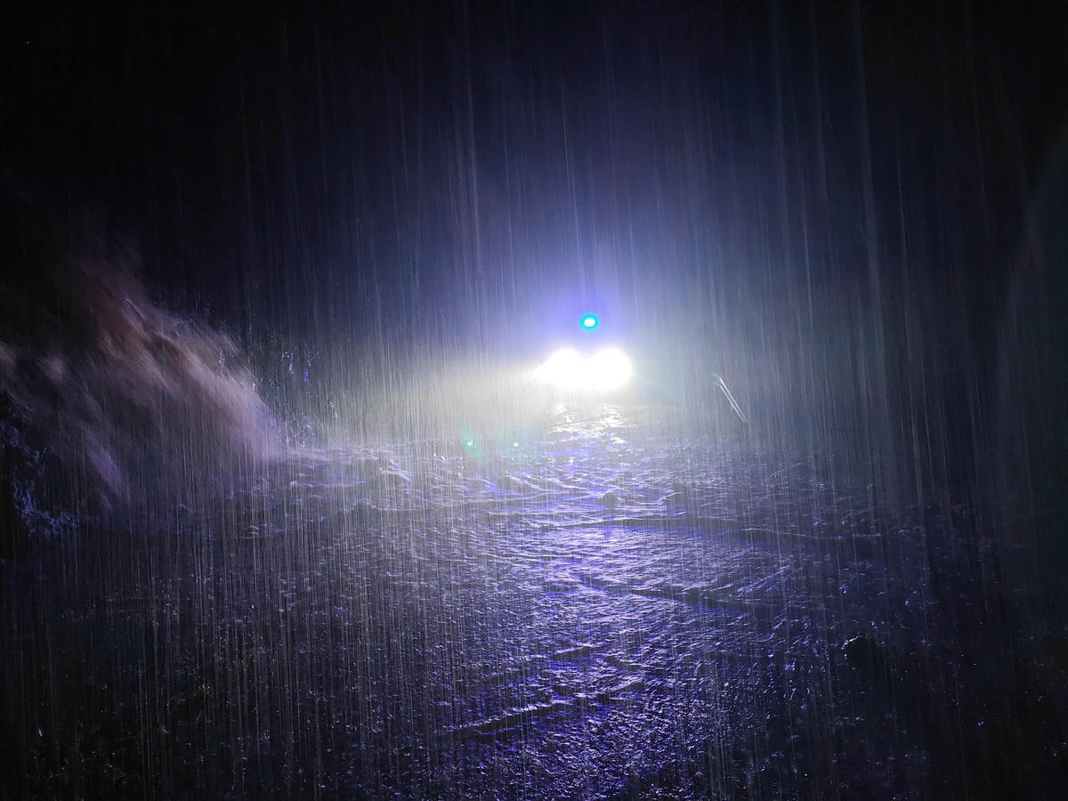 Từ ngày 30/10, trên địa bàn xã Tuyên Bình xuất hiện mưa lớn. Ảnh: UBX.