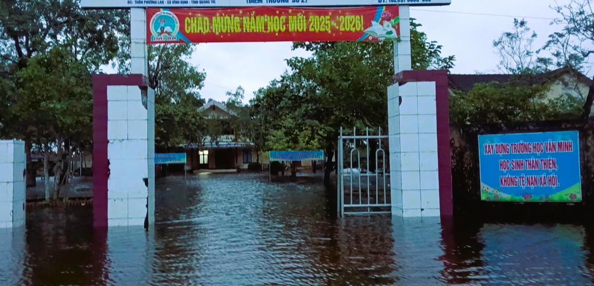 103 điểm trường/28.513 học sinh phải tạm nghỉ học. Ảnh: UB.