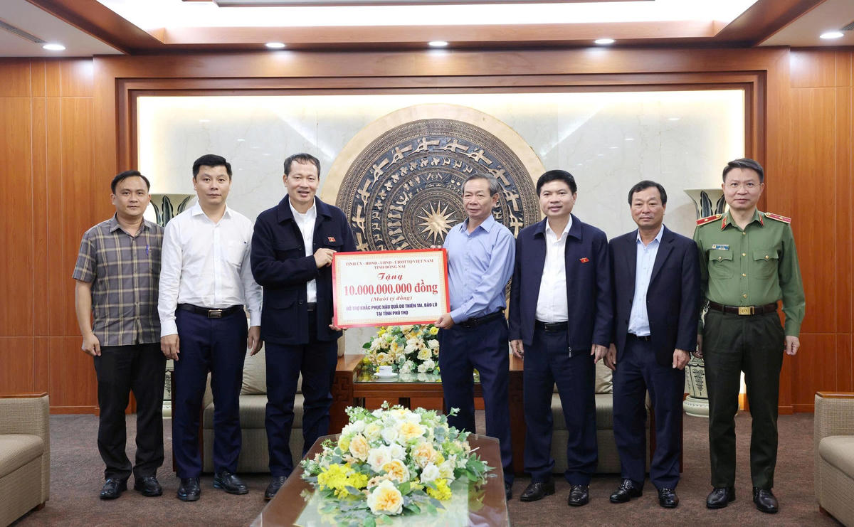 Tỉnh Đồng Nai hỗ trợ Đất Tổ 12 tỷ đồng khắc phục thiên tai