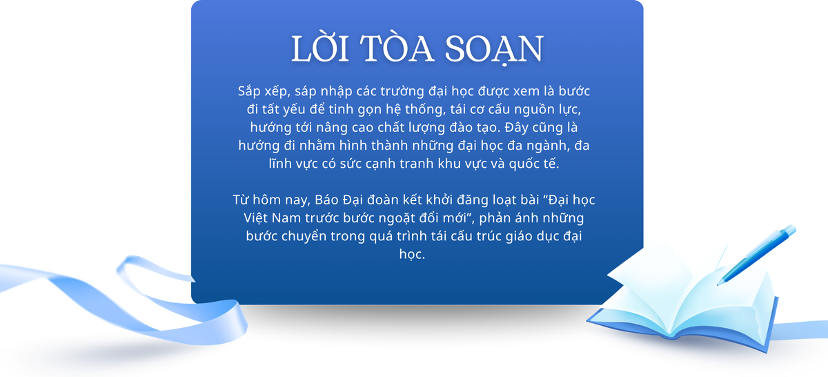 Đại học Việt Nam trước bước ngoặt đổi mới - Bài 1: Sáp nhập không chỉ là tái cơ cấu hệ thống