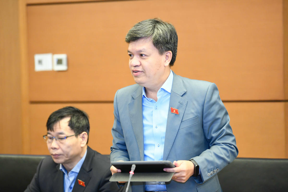 Ông Tạ Đình Thi phát biểu (Ảnh: Quang Vinh)