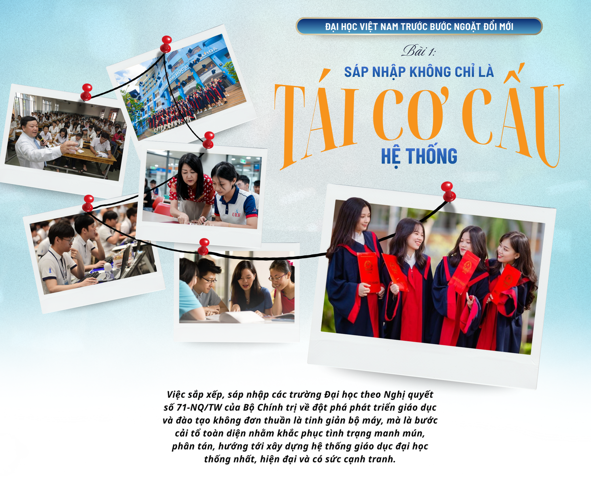 Đại học Việt Nam trước bước ngoặt đổi mới - Bài 1: Sáp nhập không chỉ là tái cơ cấu hệ thống