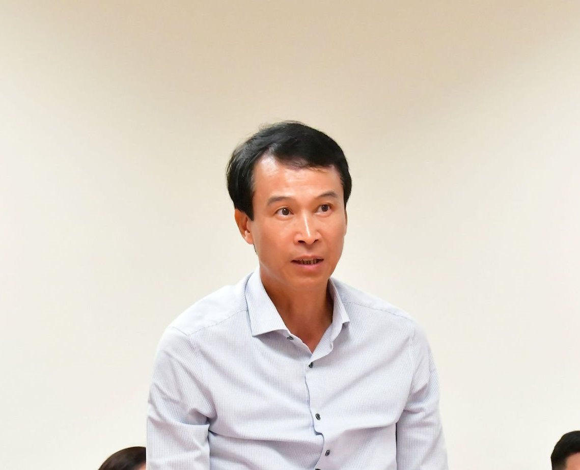 Ông Nguyễn Tường Sơn - Vụ trưởng Vụ Kế hoạch - Tài chính, Bộ Y tế phát biểu- Ảnh: N.Lộc.