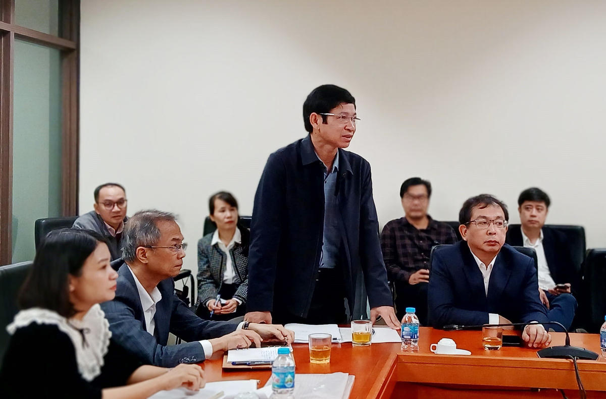 Thứ trưởng Bộ Văn hóa, Thể thao và Du lịch Hồ An Phong phát biểu tại Hội nghị. Ảnh: N.Lộc.