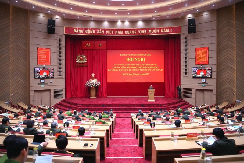 Quang ảnh Hội nghị. Ảnh Bộ Công an.