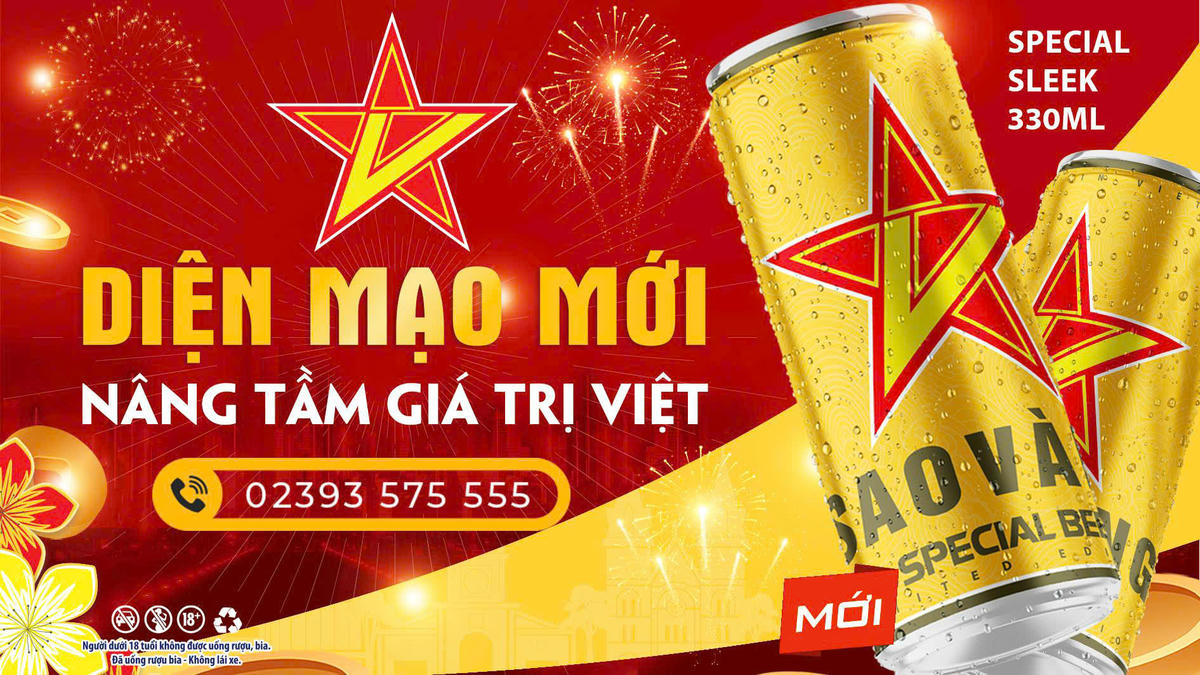 Bia Sao Vàng Special 330ml – Bản hòa tấu của tinh hoa Việt.