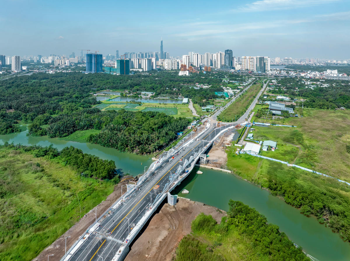 Đường Liên Phường xuyên tâm đô thị “tỷ đô” chuẩn bị thông xe – gỡ nút thắt ùn tắc cho nút giao lớn nhất TP Hồ Chí Minh