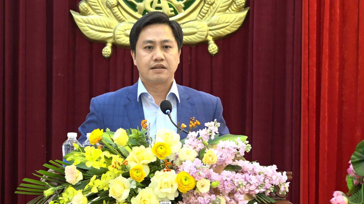 Ông Lê Văn Tiến - tân Giám đốc Sở Nông nghiệp và Môi trường. Ảnh: L.T