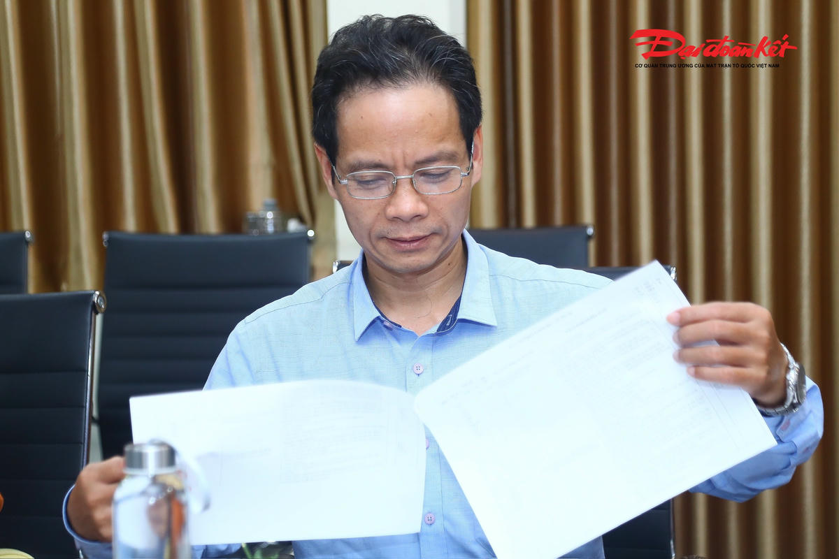 Tiến sĩ Trịnh Tùng, Học viện Chính sách và Phát triển thành viên Hội đồng thẩm định.