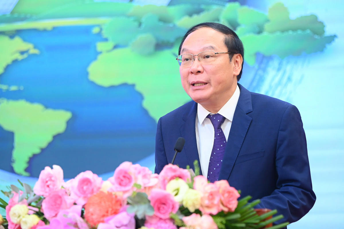 Thứ trưởng Bộ NNMT Lê Công Thành phát biểu tại Diễn đàn. Ảnh: L.H