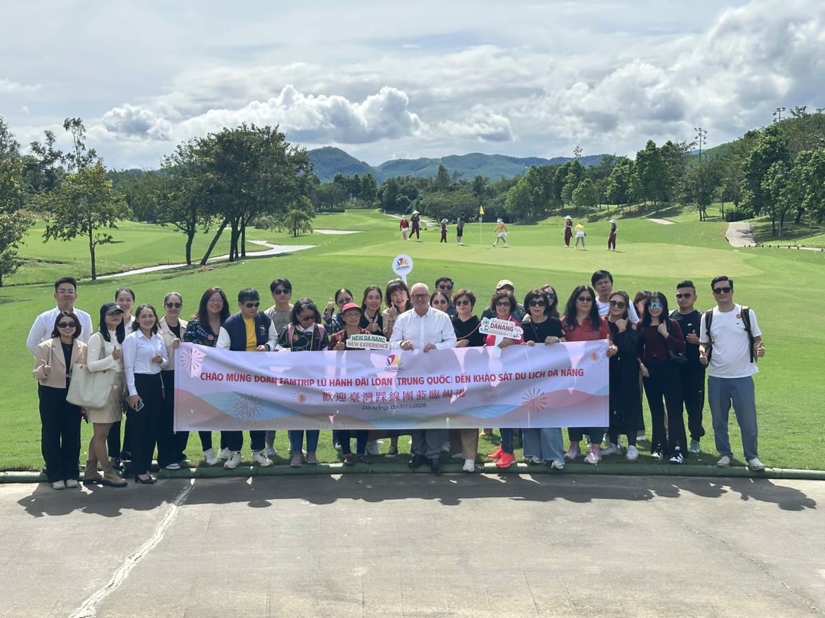 Du lịch golf là một trong những sản phẩm yêu thích của khách Đài Loan. Ảnh: Nguyễn Dinh.