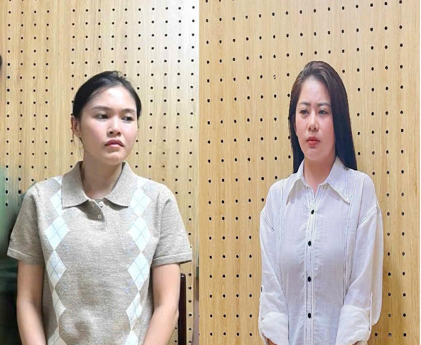 Từ trái qua phải: Bùi Phương Ly (sinh năm 1992) và Nguyễn Ngọc Phương Duyên (sinh năm 1998), cùng trú tại TP Hồ Chí Minh. Ảnh: CACC.