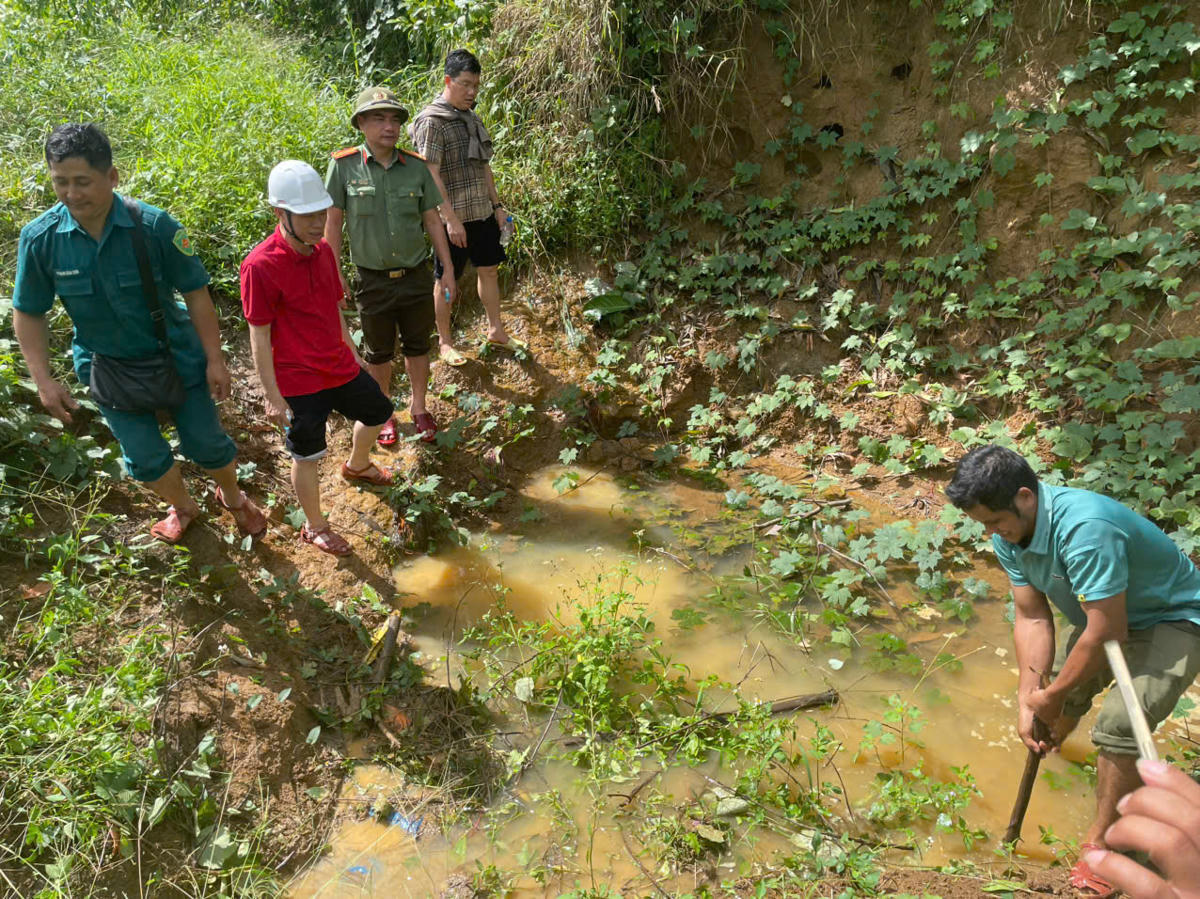 Khu vực nơi núi Wang Với thuộc xã Ba Vì, tỉnh Quảng Ngãi. Ảnh Tấn Thành.