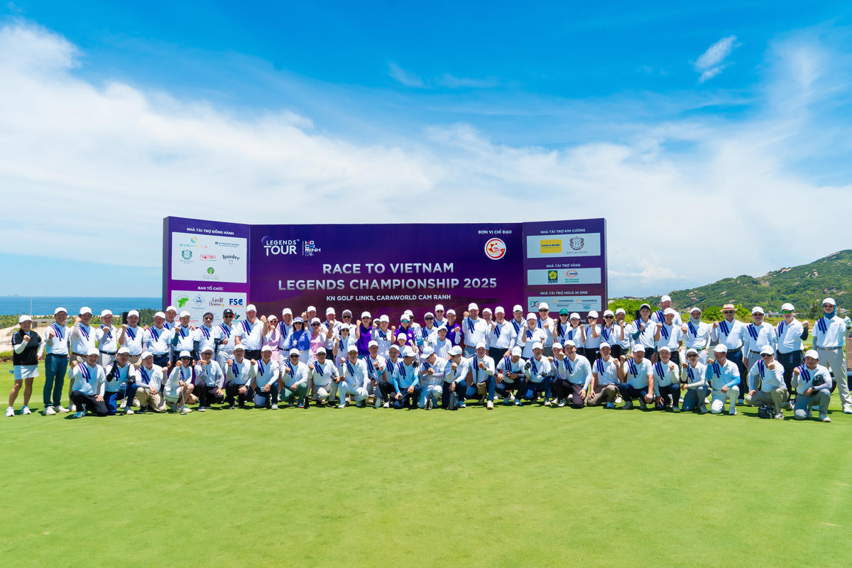 Sân KN Golf Links nằm trong dự án CaraWorld đã tổ chức thành công chặng 1 Legend tour 2025 vào tháng 9/2025.